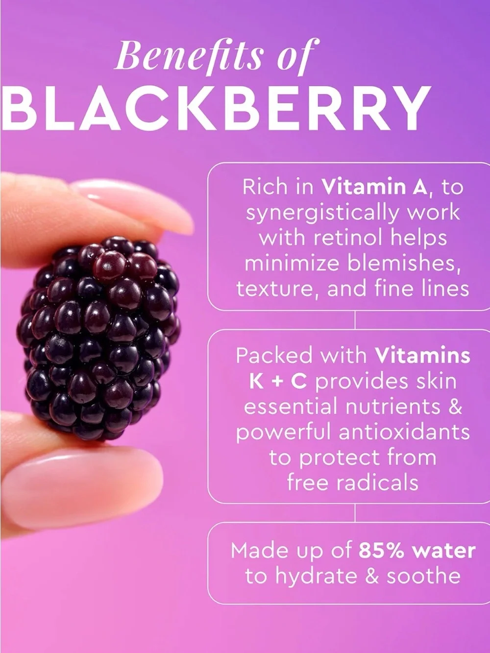 Glow Recipe Blackberry Retinol Blemish Serum - Ret $45
